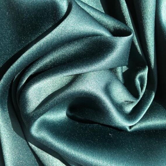 Ткань костюмно-плательная атлас IDEIA Lux 1,5 м Темно-зеленый (2200004248264)