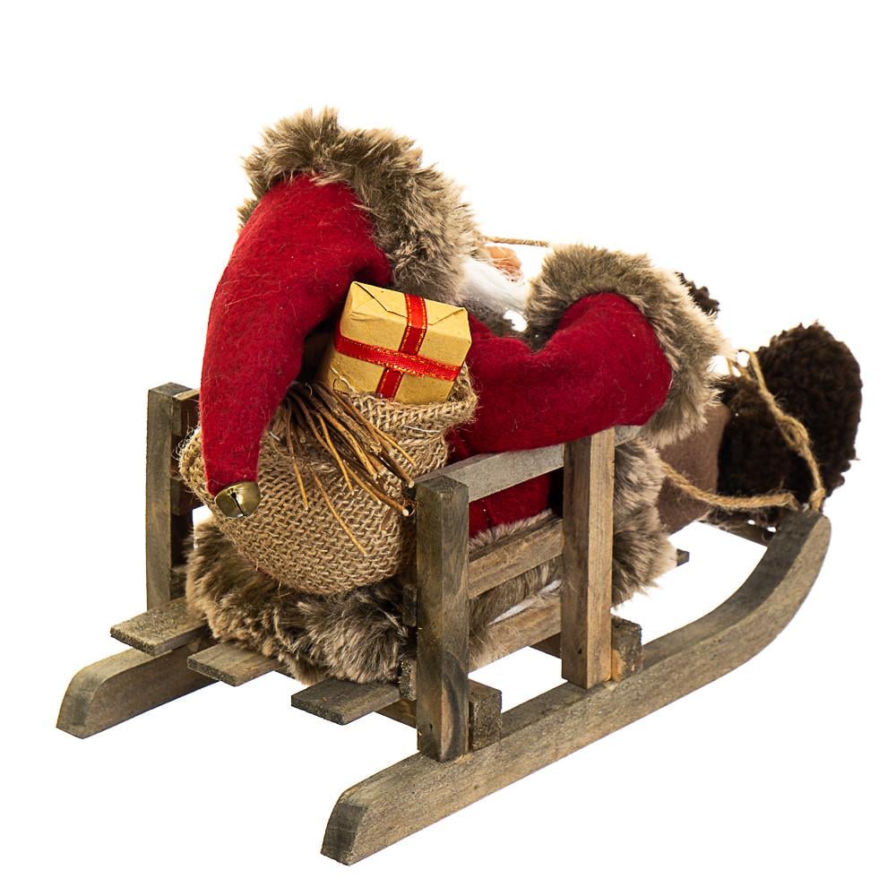 Фігурка декоративна Lefard Санта на санях (035NC) - фото 4 Фігурка декоративна Lefard Санта на санях (035NC) - фото 4