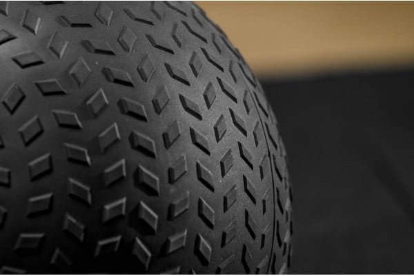 Мяч SlamBall для кросфита и фитнеса рифленый 5кг Power System PS-4114, Черный - фото 3 Мяч SlamBall для кросфита и фитнеса рифленый 5кг Power System PS-4114, Черный - фото 3