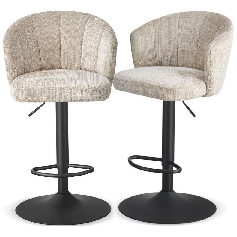 Комплект х 2-х барных стульев Gear поворотных регулируемых по высоте Powder dawn charm (13824)