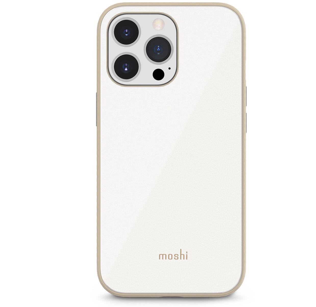 Чохол-накладка Moshi iGlaze Slim Hardshell Case for iPhone 13 Pro, Pearl White (99MO132103) - фото 2