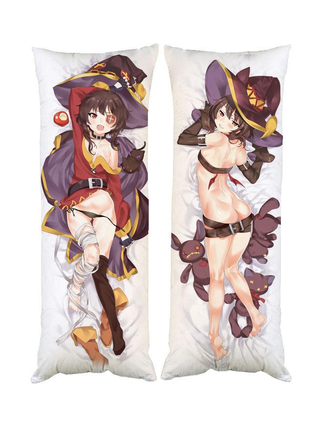 Подушка дакимакура Мегумин konosuba декоративная ростовая для обнимания 60x180 см (1834026061)