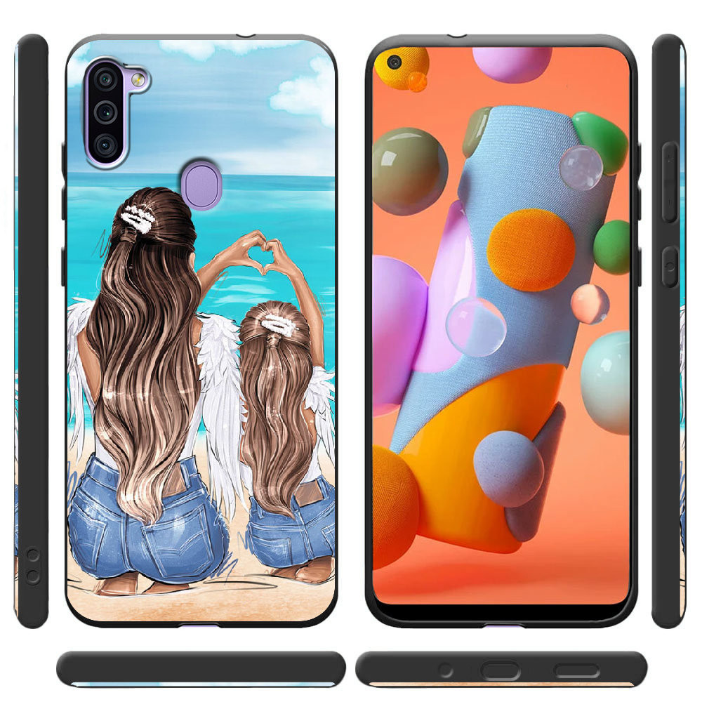 Чехол Boxface Samsung A115 Galaxy A11 Family Vacation Черный силикон (39628-up2380-40216) - фото 2