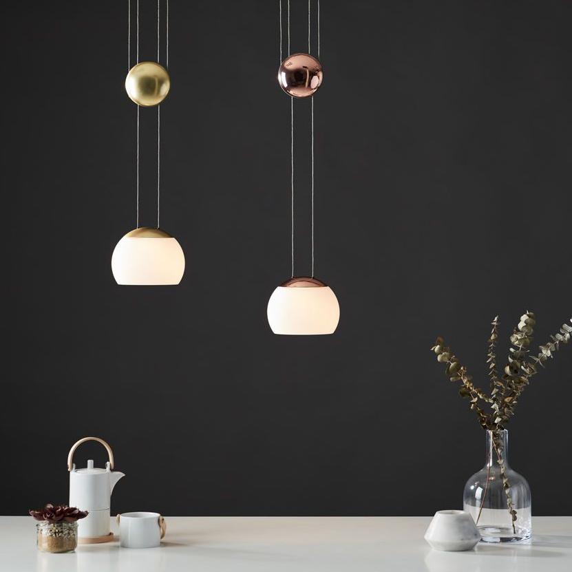 Подвес Calipso D20 Gold/Rose gold White