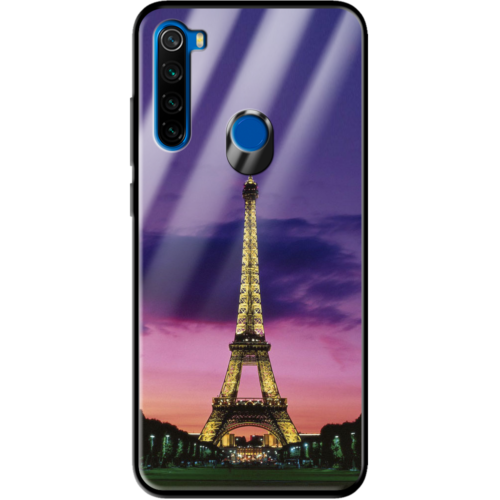 Чохол Boxface Xiaomi Redmi Note 8T Опівночі в Парижі Чорний силікон зі склом (38532-up964-39410)
