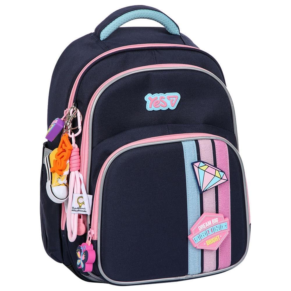 Рюкзак школьный YES Dream Big 38x30x15 см 17,1л Черный (550249)