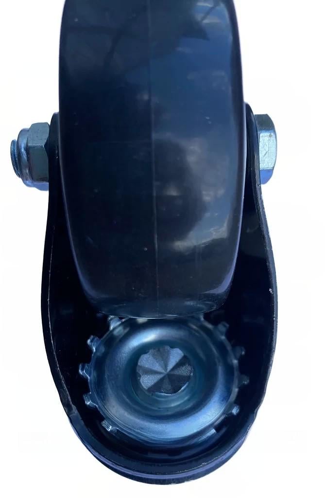 Ролик поворотный с тормозом с болтом М12 d 75 мм (2350132907) - фото 3 Ролик поворотный с тормозом с болтом М12 d 75 мм (2350132907) - фото 3