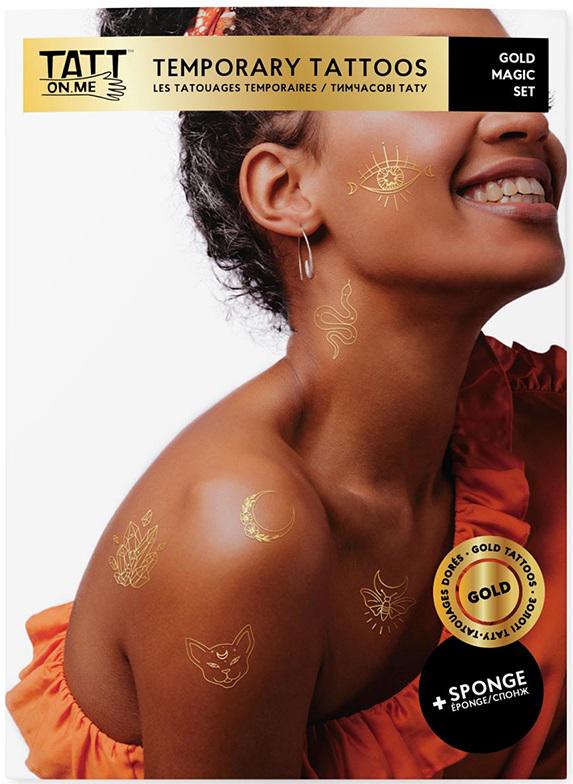 Временные тату TATTon.me Gold Magic Set 6 шт. (TSGoldMagic)