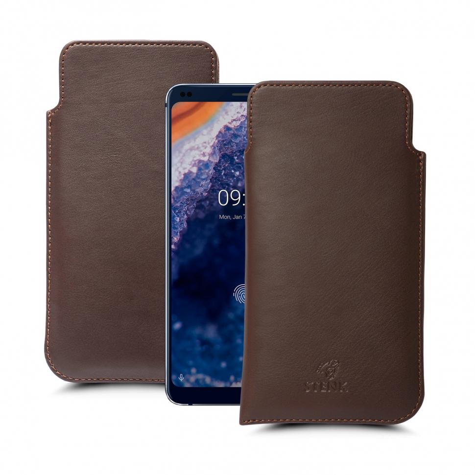 Футляр Stenk Elegance для Nokia 9 PureView Коричневый (63384) Футляр Stenk Elegance для Nokia 9 PureView Коричневый (63384)