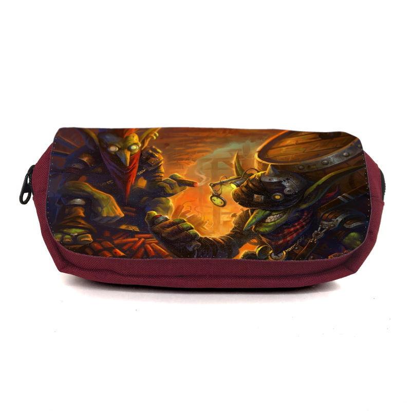 Пенал школьный DOTA-0034 Бордовый (1570289281)