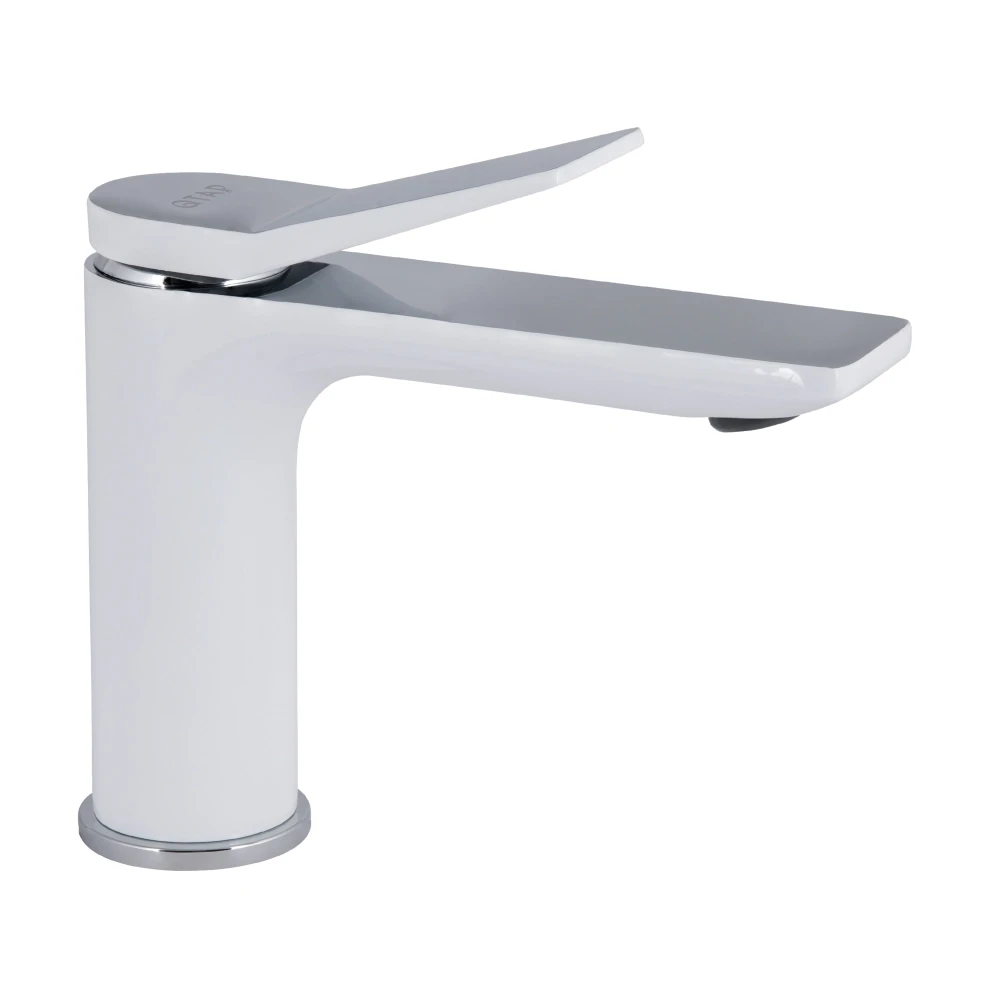 Смеситель для раковины Qtap Presto QTPRE270CRW45576 Хром/Белый (SD00051700)