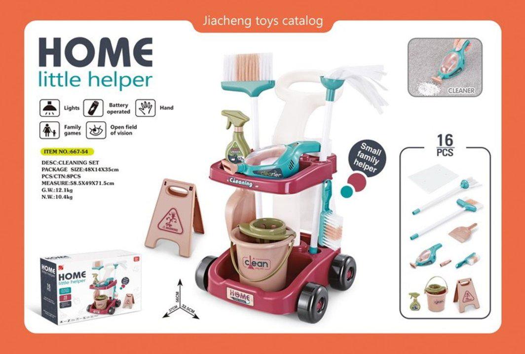 Дитячий набір для прибирання 3+ 14 предметів (ZDZ.667-54) - фото 3 Дитячий набір для прибирання 3+ 14 предметів (ZDZ.667-54) - фото 3