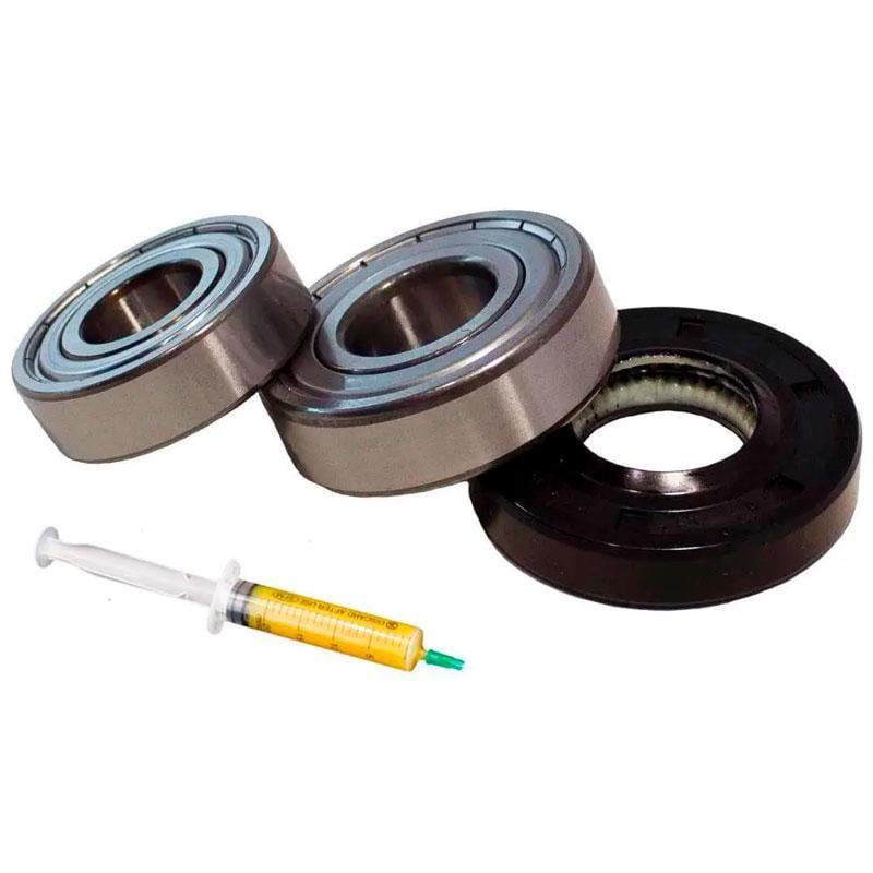 Комплект подшипников SKF 6203/6204 и сальник 25x50x10 см для барабана Beko (pods009)