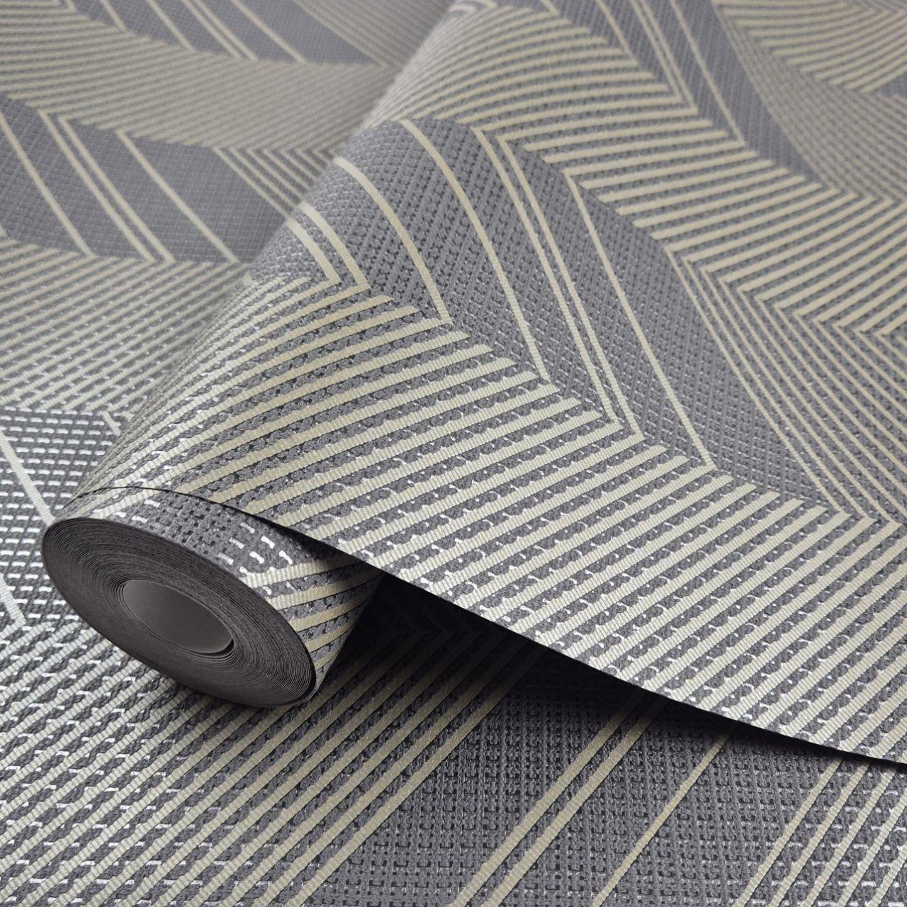 Шпалери вінілові на флізеліні для спальні/вітальні/передпокою Marburg 22601 0,53х10,05 м Сіро бежевий (2895927805)