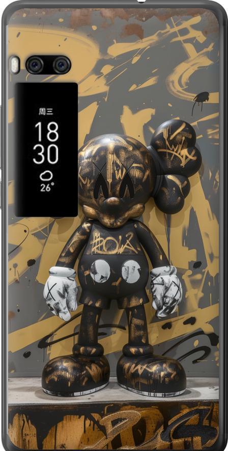 Чехол на Meizu Pro 7 Plus Bronze kaws (6097u-1131-42517)