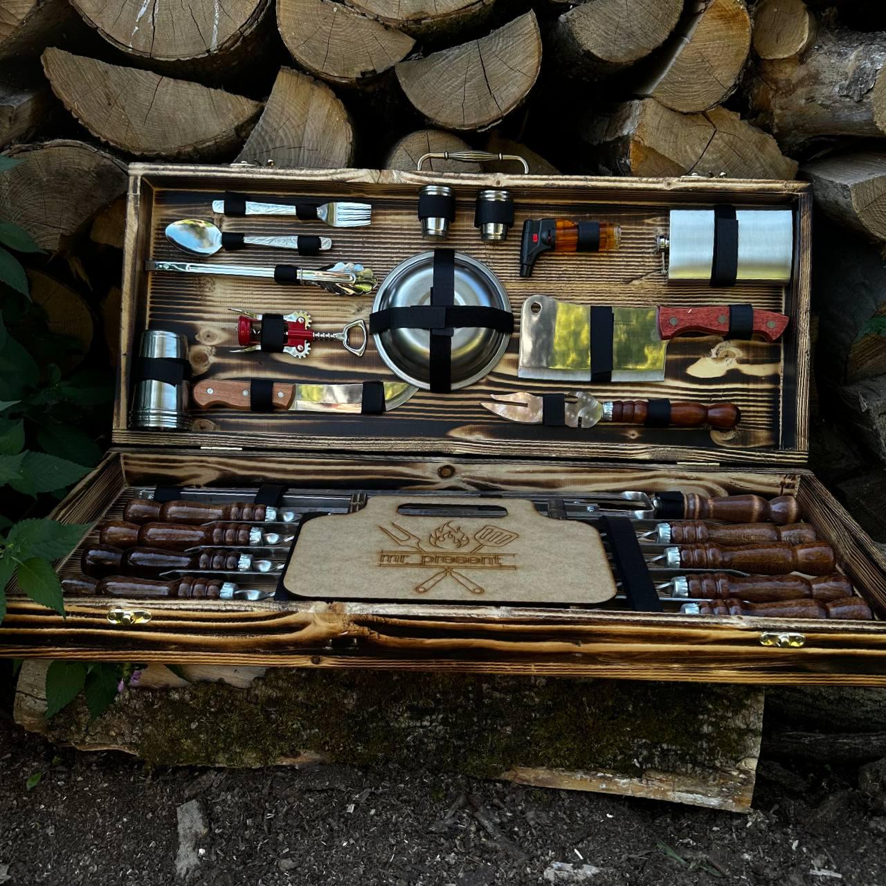 Набор шампуров Big Boss-01 L в кейсе (19139670)