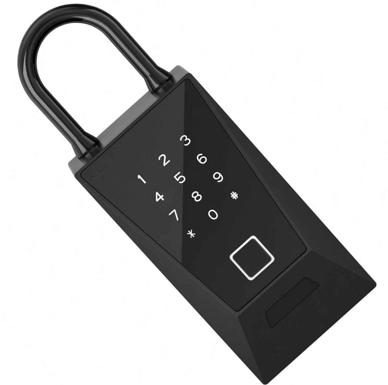 Сейф умный Wi-Fi для ключей с крючком uSafe KS-12wh с биометрическим сканером NFC PIN-кодом и защитой IPX5 Черный Сейф умный Wi-Fi для ключей с крючком uSafe KS-12wh с биометрическим сканером NFC PIN-кодом и защитой IPX5 Черный