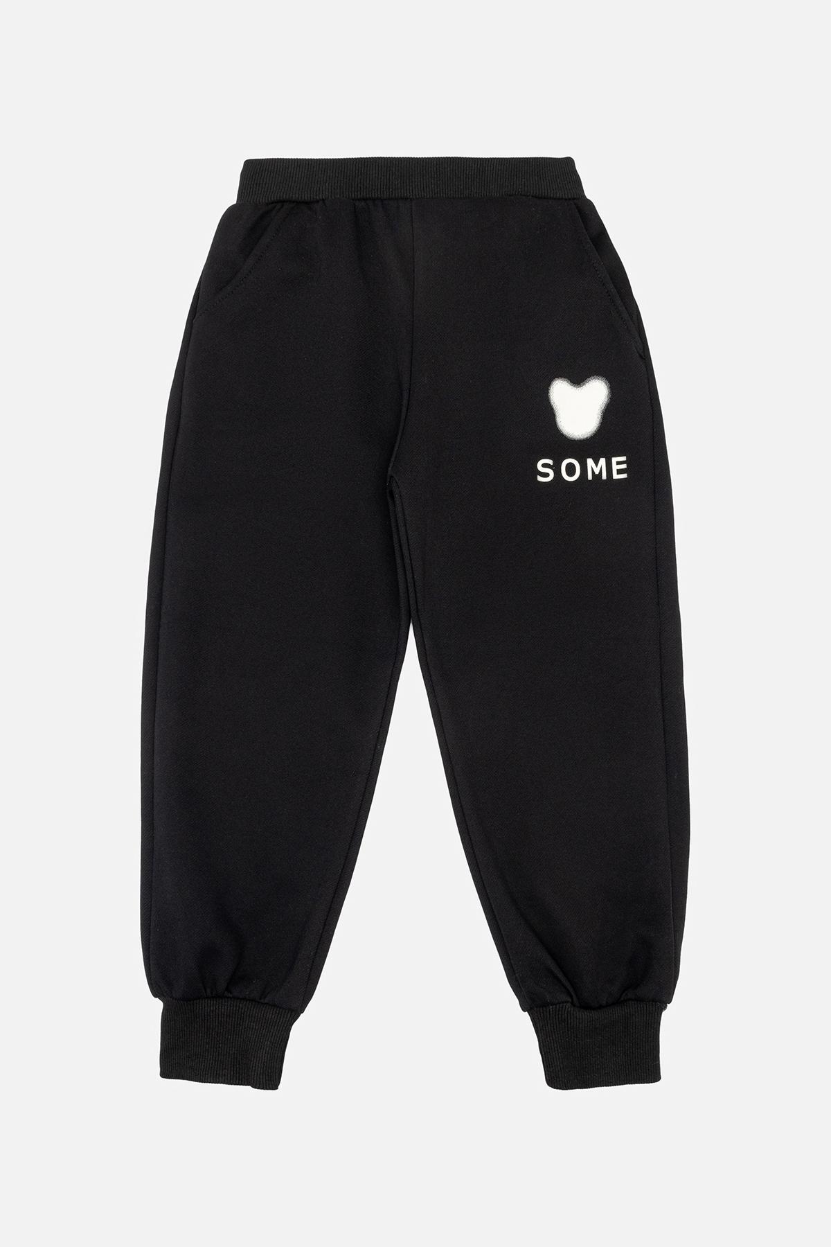 Брюки спортивные для девочки 110 см Черный (SKT000986915)