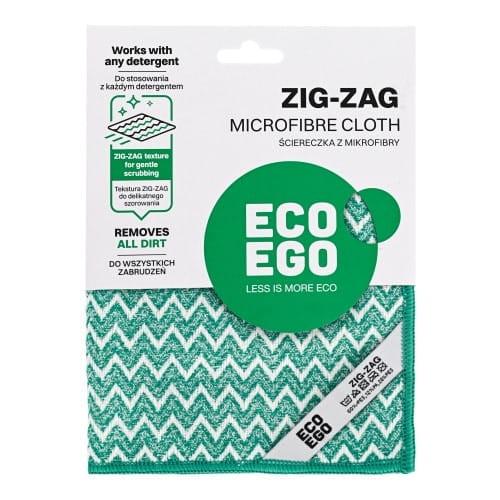 Серветка кухонна York ECO EGO ZIG-ZAG з мікрофібри для прибирання 35х35 см
