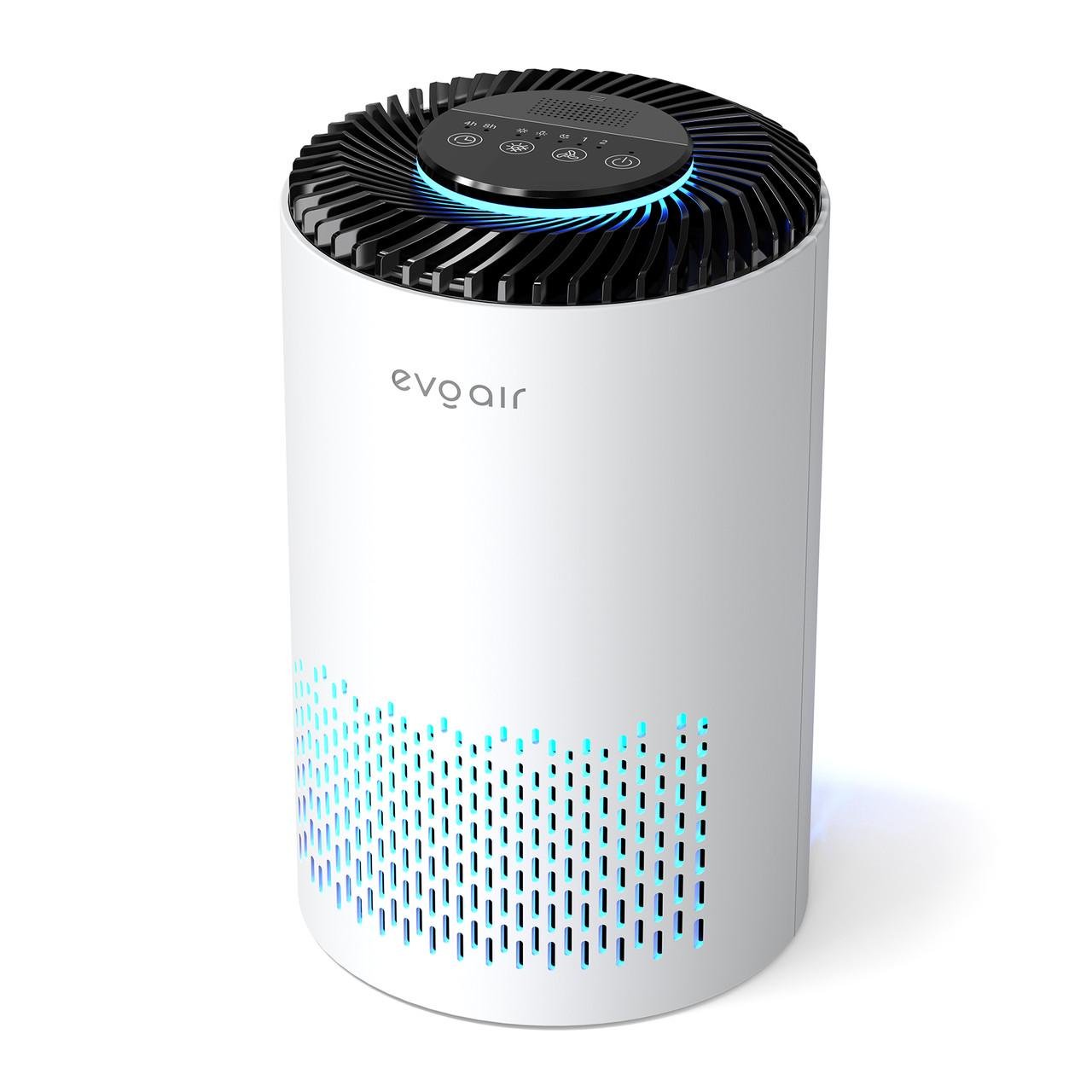 Очиститель воздуха EvoAir Zuno 3в1 фильтр HEPA активированный уголь УФ-лампа 3 скорости Белый