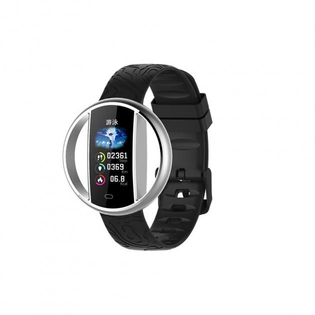 Смарт-браслет SUNROZ E99 0,96" Черный/Серебряный (SUN5160)
