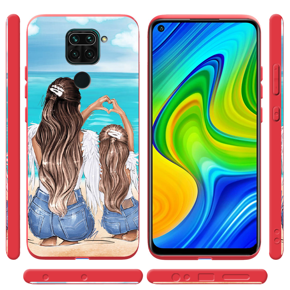 Чохол Boxface Xiaomi Redmi Note 9 Family Vacation Червоний силікон  (39801-up2380-41193) - фото 2