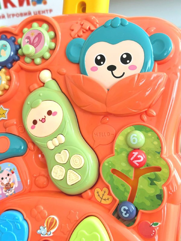 Ходунки-каталка детские TK Group YL622 музыкальный толокарь Оранжевый (1964981024) - фото 4 Ходунки-каталка детские TK Group YL622 музыкальный толокарь Оранжевый (1964981024) - фото 4