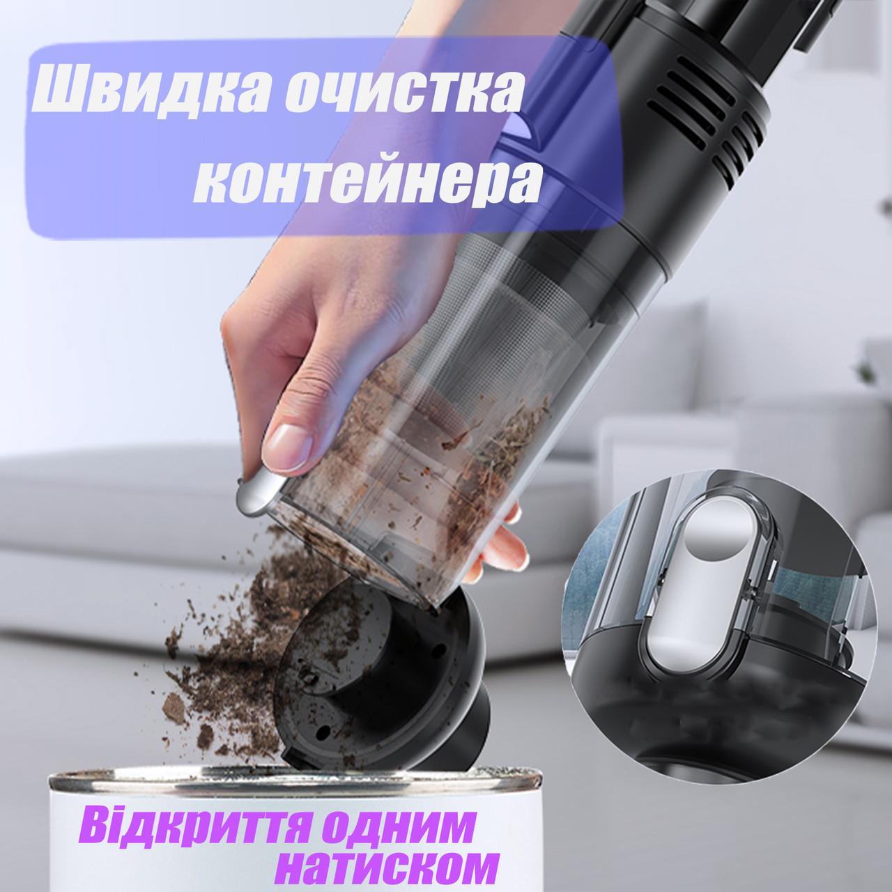 Пилосос автомобільний Suitu USB 120W (24277904) - фото 3