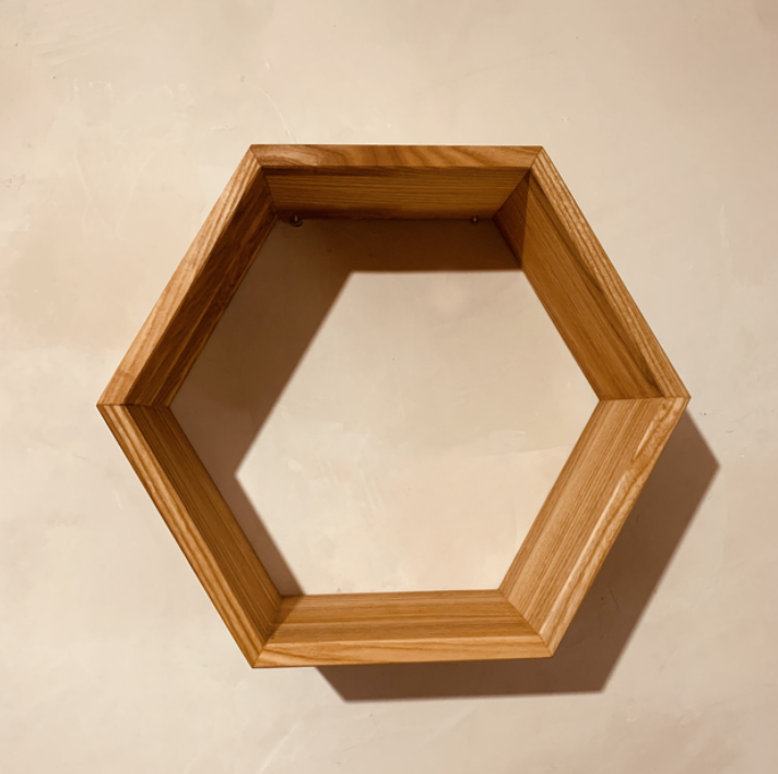 Полочка шестиугольная 34х29х9 см (22918366)