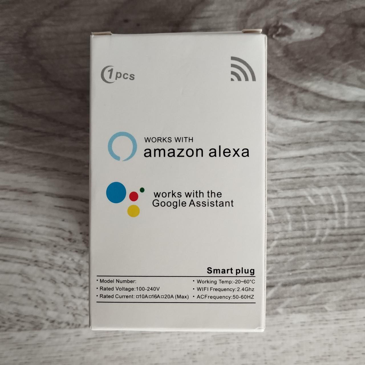 Розумна розетка Tuya Smart Life 16А лічильником електроенергії Білий (2612939336) - фото 9 Розумна розетка Tuya Smart Life 16А лічильником електроенергії Білий (2612939336) - фото 9