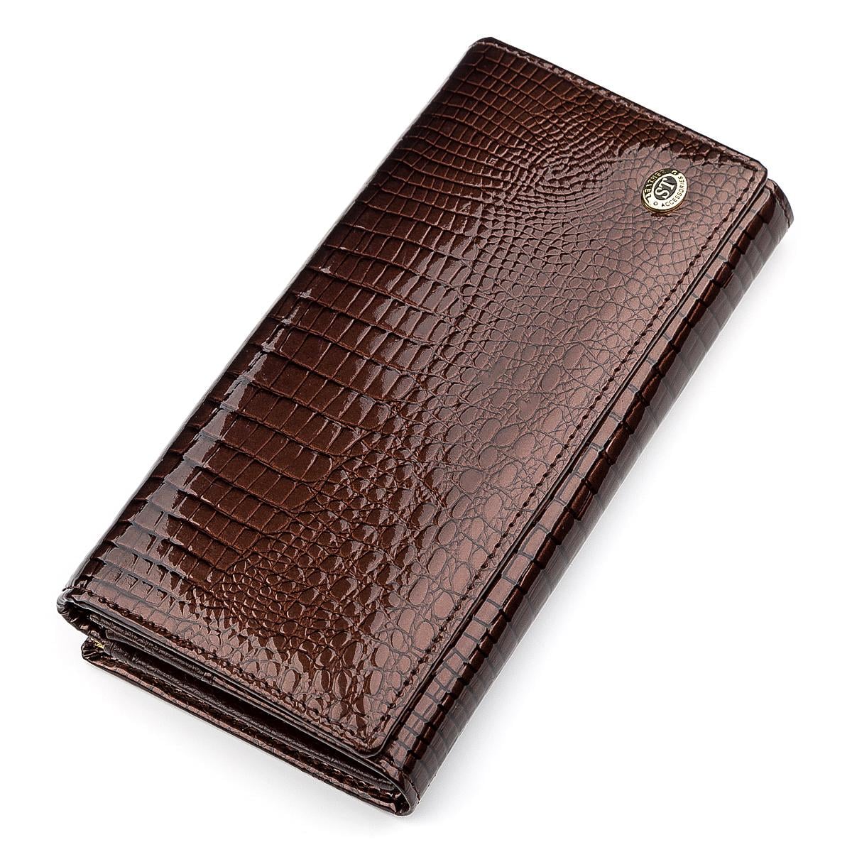 Кошелек женский ST Leather 18396 кожа Коричневый (23495)