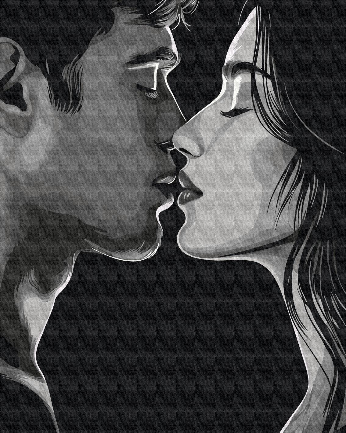 Картина по номерам Brushme Дыхание любви из поликотонного полотна 40x50 см (6-83-BS54348)