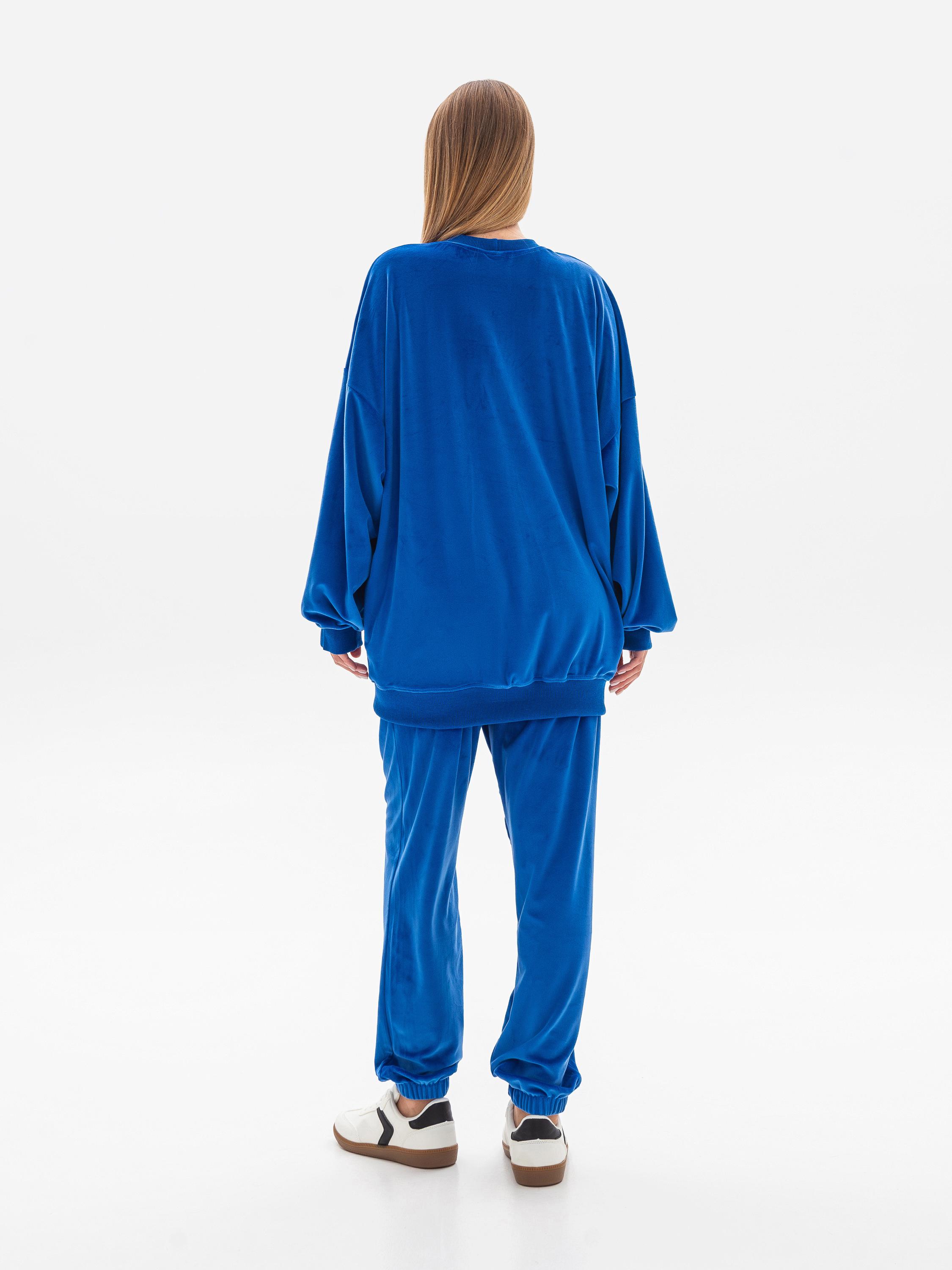 Велюровый женский костюм S/M Синий (1016) - фото 9 Велюровый женский костюм S/M Синий (1016) - фото 9