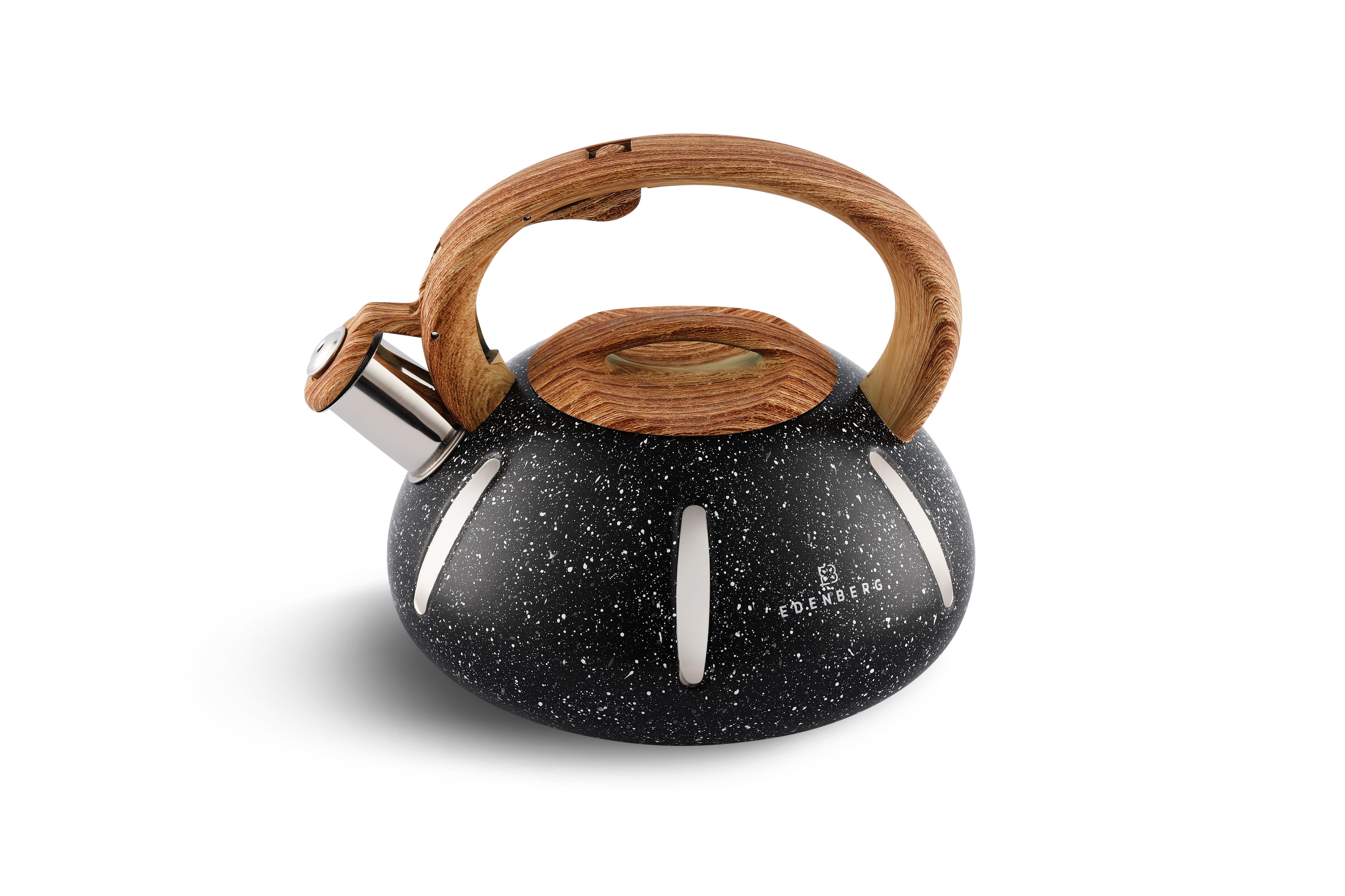 Чайник Edenberg со свистком из нержавеющей стали 2 л (EB-8844-black)