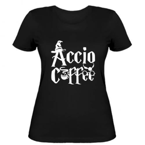 Футболка женская Accio Coffee S Черный (528377-2-50140-S)