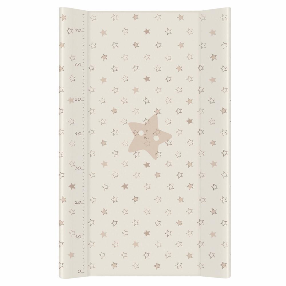 Пеленальная доска Ceba Baby 80x50х3 см на кровать Gwiazdki beżowe 120x70 см (W-212-066-111)