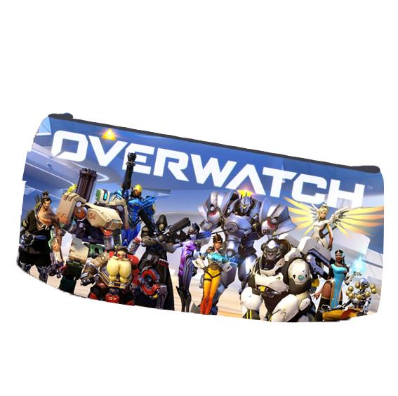 Пенал школьный Овервотч Overwatch двухсторонний 22х11 см (pn_0049)