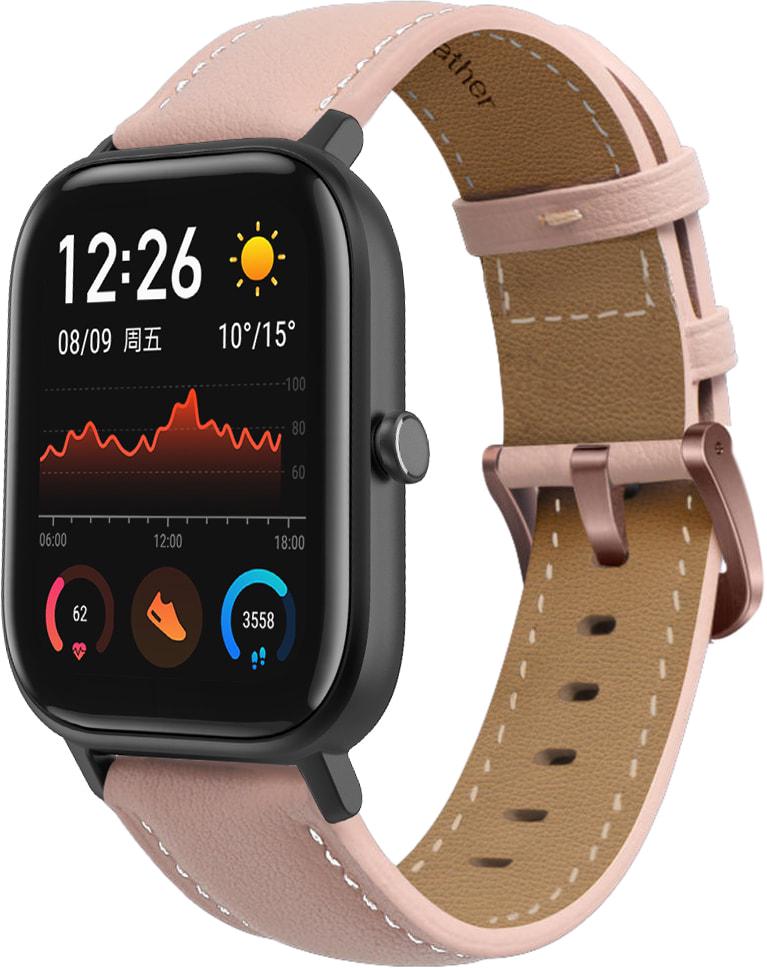 Ремешок кожаный Folsa для Amazfit GTS Powdery (31528-0C) - фото 1 Ремешок кожаный Folsa для Amazfit GTS Powdery (31528-0C) - фото 1