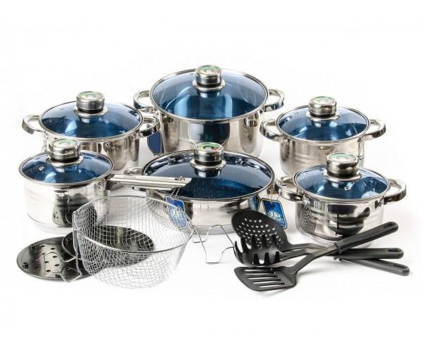 Набор посуды из нержавеющей стали Grandberg GB 2021 18 пр.