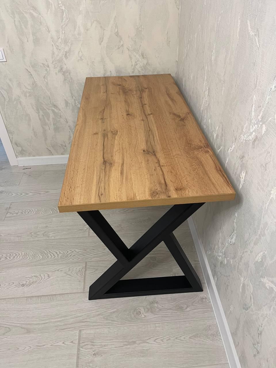 Стол письменный в стиле лофт Серия 1 1200х600х16 мм Дуб тахо (11000109) - фото 5 Стол письменный в стиле лофт Серия 1 1200х600х16 мм Дуб тахо (11000109) - фото 5