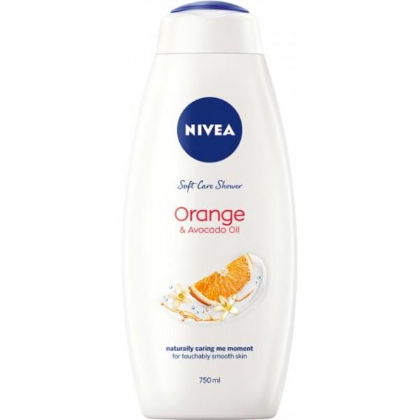 Гель для душа Nivea крем и апельсин 750 мл