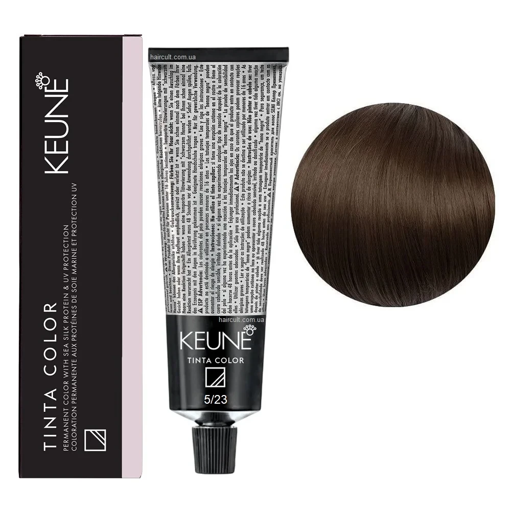 Краска для волос стойкая Keune Tinta Color 5.23 Light Cocoa Brown 60 мл
