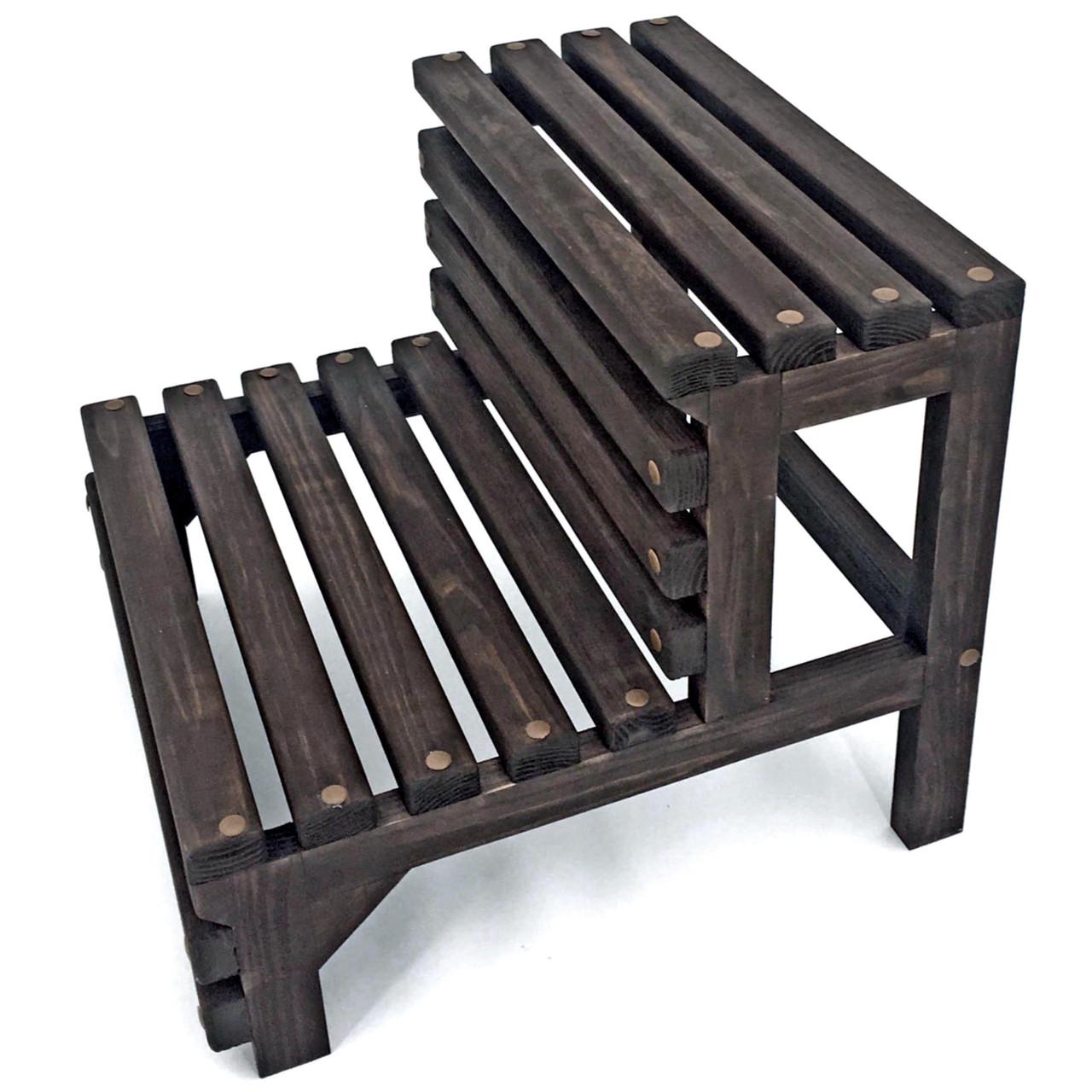 Скамейка-ступенька из дерева Тринити Мокко (ССТ-000610)