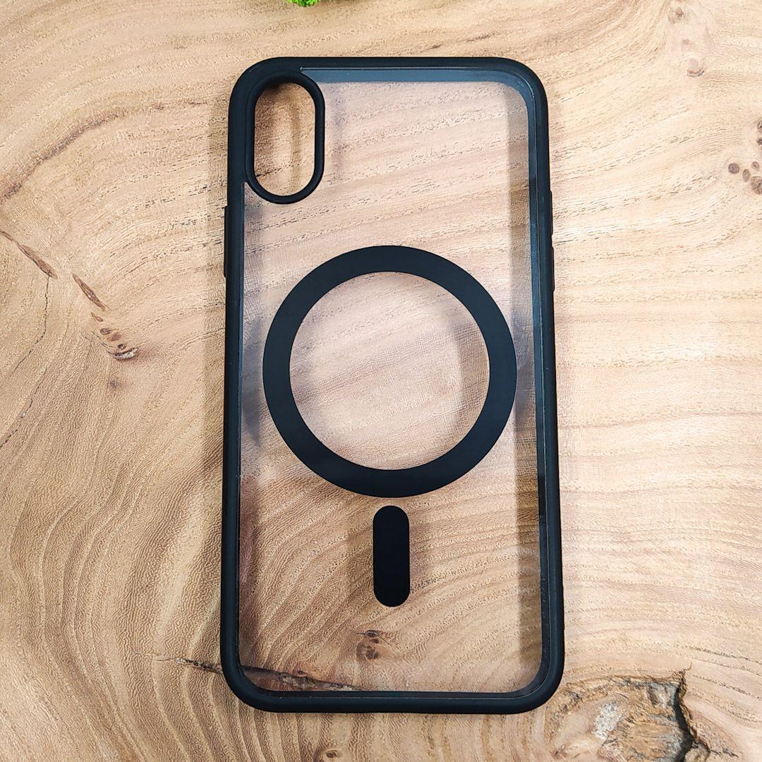 Чехол TPU Totu Color with Magsafe для iPhone Xs Max Черный