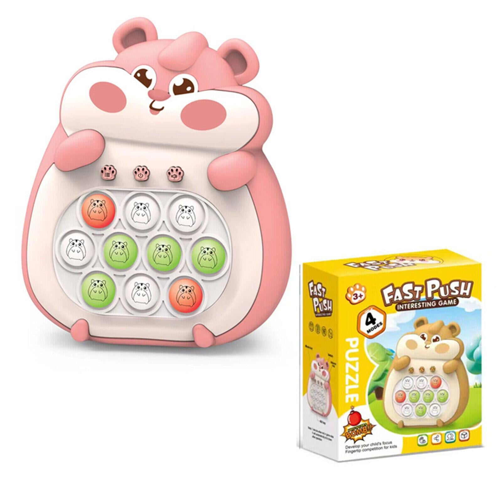 Интерактивная игрушка Quick Push Game Pop It 999 уровней Chipmunk Pink (13745635)