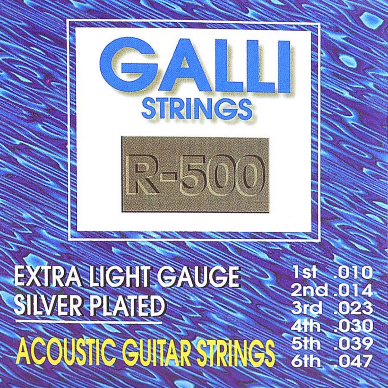Струны для акустической гитары Gallistrings R-500 (21185)
