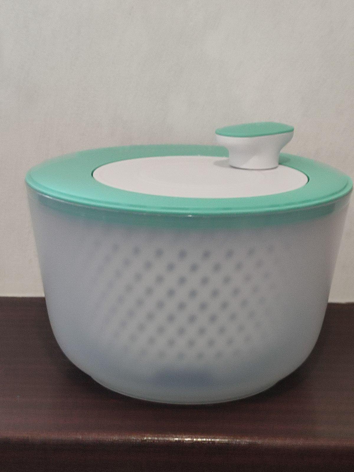 Сушка для зелені Tupperware Карусель 3,9 л Біло-бірюзовий (РВ1964) - фото 3