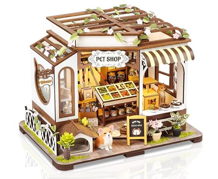 Конструктор интерьерный румбокс Зоомагазин Pet Shop (TSZH218)