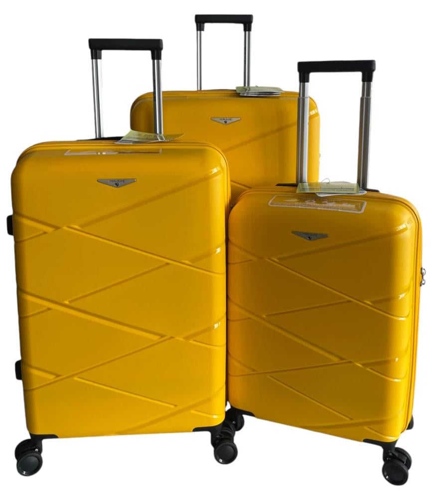 Комплект валіз Worldline Airtex 289 Жовтий (31218555)