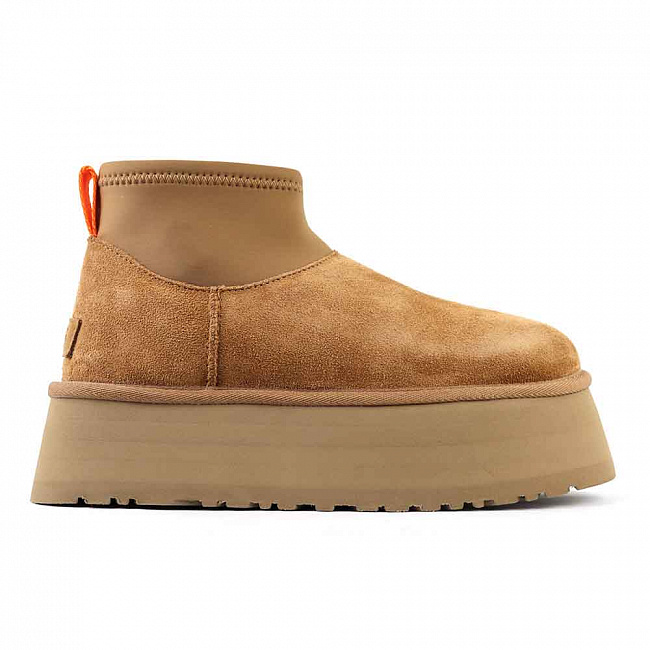 Уги жіночі UGG Platform Classic Mini Dipper Chestnut р. 36 Помаранчевий (16466)